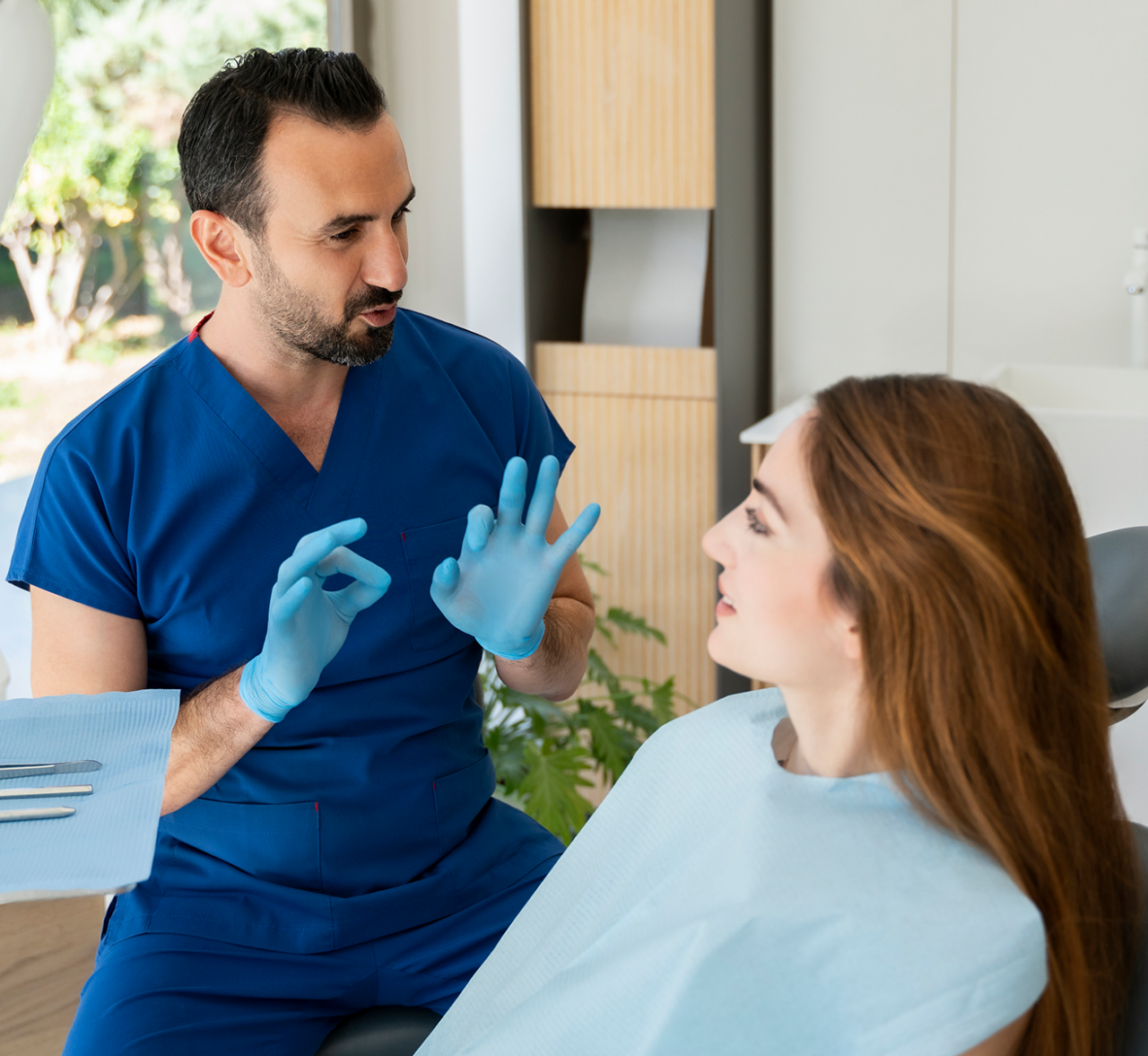 Patient and Dental Professional